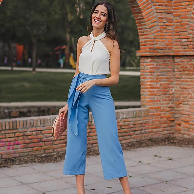 El pantalón culotte es la mejor alternativa a los shorts si buscas un look cómodo y favorecedor