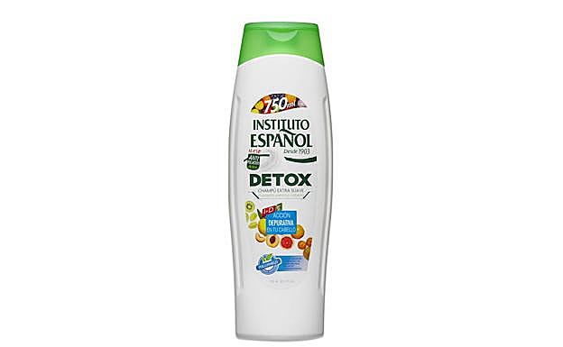 El Champú Extrasuave Detox ejerce una acción depurativa sobre el cuero cabelludo