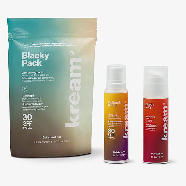 La marca nos trae un pack formado por un protector solar y su potenciador del bronceado