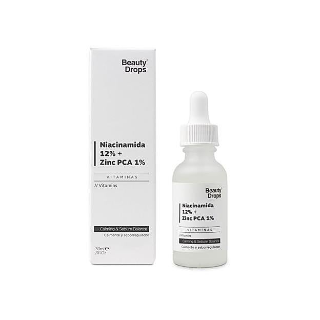 Serum 'Niacinamida 12% + Zinc PCA 1%' de Beauty Drops (6,95 euros).