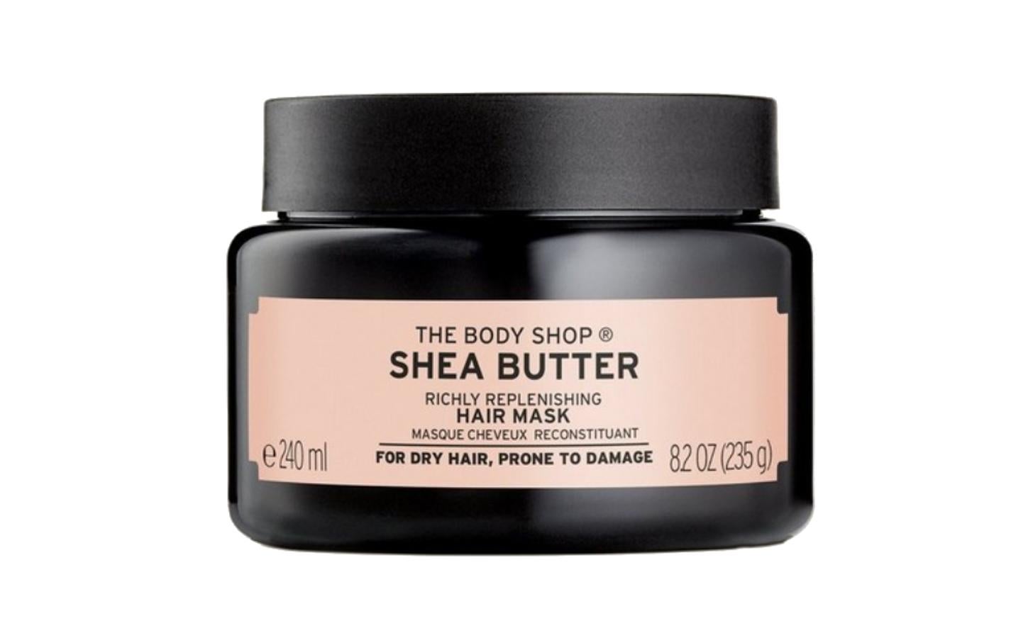 Con manteca de karité, manteca de cacao, aceite virgen de coco y aceite de oliva orgánico. Evita que el cabello se quiebre, lo nutre y lo repara y evita el encrespamiento logrando un cabello más sano e hidratado. Disponible en The Body Shop por 15 euros.