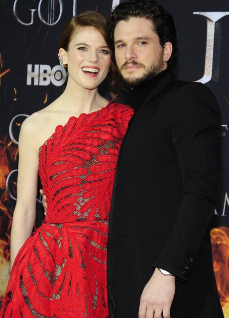 Imagen - Con su esposa, la también actriz Rose Leslie