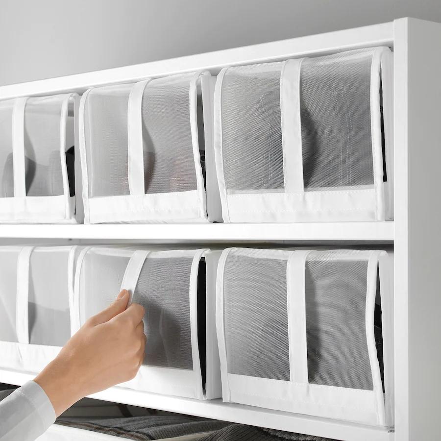 Caja organizadoras con rejilla con 4 unidades (8 euros).