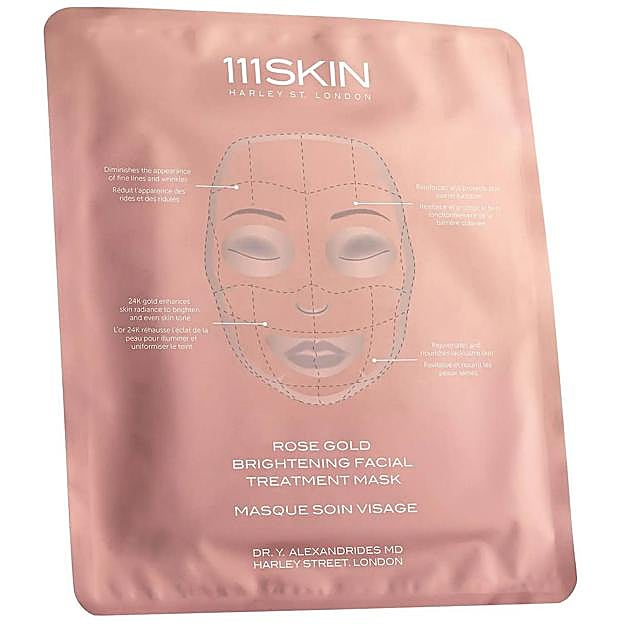 Rose Gold Brigtening Facial Treatment Mask de 111Skin