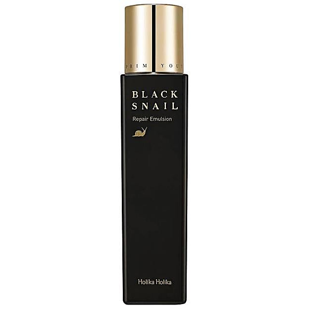 Emulsión reparadora Prime Youth Black Snail de Holika Holika