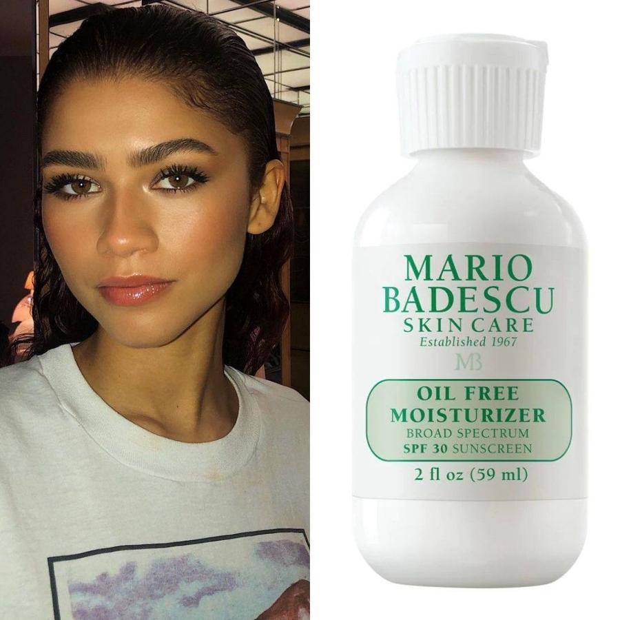 La joven actriz está tan preocupada por el cuidado de la piel como cualquier mujer con más experiencia. Esta fórmula es su preferida, con SPF 30 de amplio espectro para prevenir el envejecimiento prematuro que provoca el daño solar, libre de aceites para no obstruir poros y extracto de té verde como agente calmante y antioxidante. 31,99 euros.