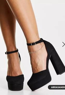 Imagen secundaria 2 - Tenemos la copia low cost de los zapatos de tacón cómodo y plataforma de lujo que están arrasando entre las famosas