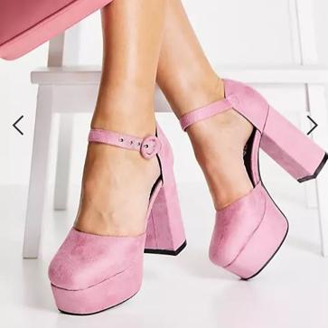 Imagen secundaria 1 - Tenemos la copia low cost de los zapatos de tacón cómodo y plataforma de lujo que están arrasando entre las famosas