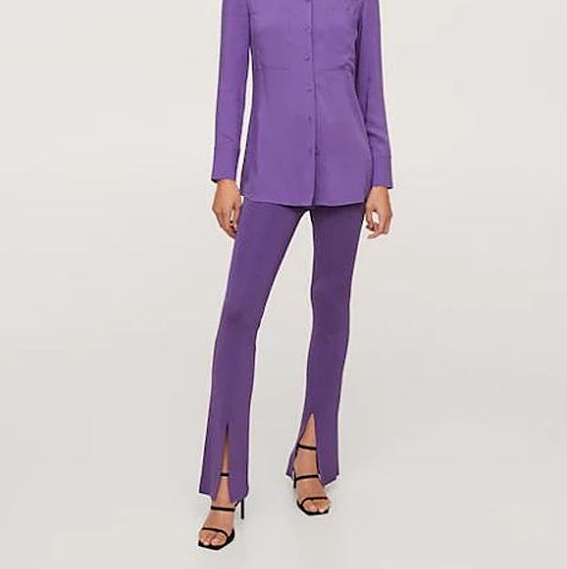 Imagen principal - Pantalones split, la tendencia de la temporada que ya arrasa en Zara y Mango, que estiliza muchísimo y que aprueban las famosas