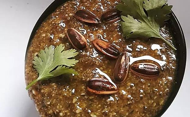 Hummus de semillas de calabaza