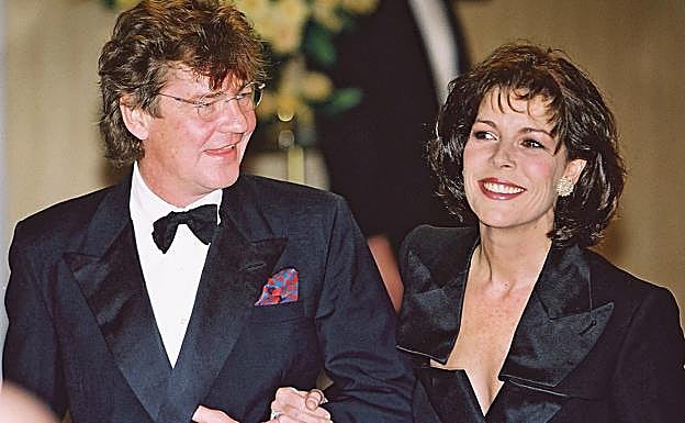 Carolina de Mónaco y Ernesto de Hannover, al principio de su relación. 