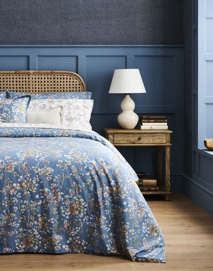 Este juego de sábanas y funda de edredón nórdico con estampado floral (desde 39.95 euros, dependiendo del tamaño).