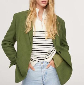 Imagen secundaria 1 - Ni marrón ni negro, el traje de chaqueta que te pondrás a diario y con el que triunfarás seguro es verde oliva