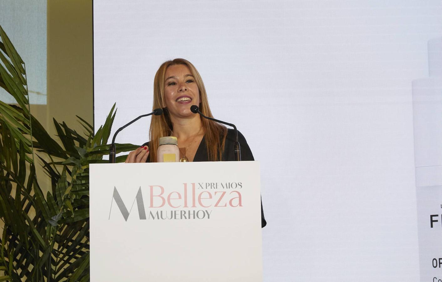 El ganador ha sido Optim Eyes de Filorga. Ha recogido el premio Carolina Zungri, Marketing Director de Laboratoires Filorga España.