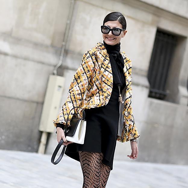 Las nuevas chaquetas de tweed de Mango son todo lo que necesitas para un look con pantalones impecable