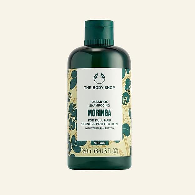 Champú de Moringa Brillo y Protección de The Body Shop (7,50 euros)
