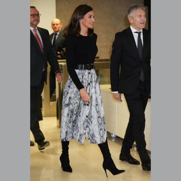Imagen secundaria 1 - Las botas de Mango de la Reina Letizia y otras tres de Zara, Bershka y H&amp;M perfectas para copiar su truco estilizador favorito del invierno