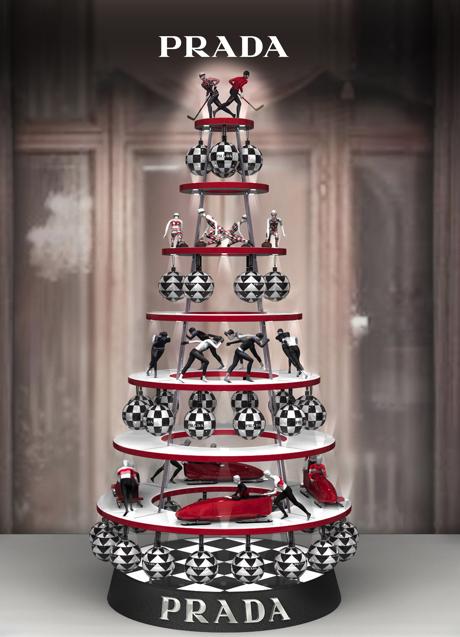 Imagen - Árbol de Navidad solidario diseñado por Prada para Solidarity Xmas Tree