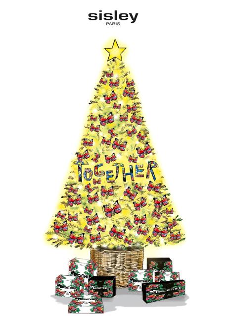 Imagen - Árbol de Navidad solidario diseñado por Sisley para Solidarity Xmas Tree