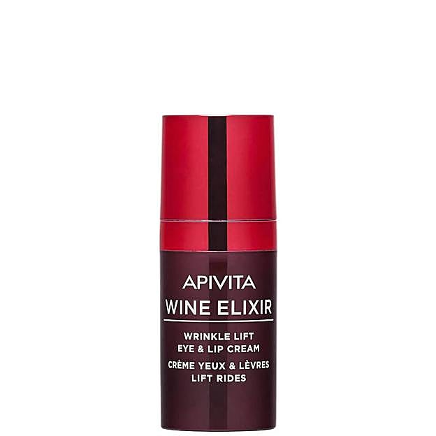 Crema de labios y crema antiarrugas para ojos Wine Elixir de APIVITA
