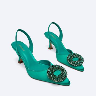 Imagen secundaria 1 - Zapatos de fiesta con tacón cómodo para disfrutar toda la noche sin perder el glamour
