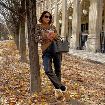 Imagen secundaria 1 - Los zapatos cómodos favoritos de las influencers son esta nueva versión de los zuecos tendencia mucho más calentita y cómoda que ya ha llegado a Zara