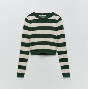 Imagen secundaria 1 - El jersey de rayas de Zara de 15 euros súper favorecedor que triunfa en Instagram y tienen todas las influencers