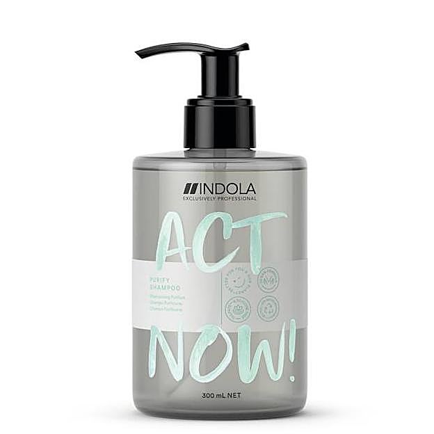 Imagen principal - Indola, Champú Act Now! (11,37 €); Kevin Murphy, Re.Store (36,40 €); La Biosthétique, Hair Care Strengthening Repair Mask (25,50 €)