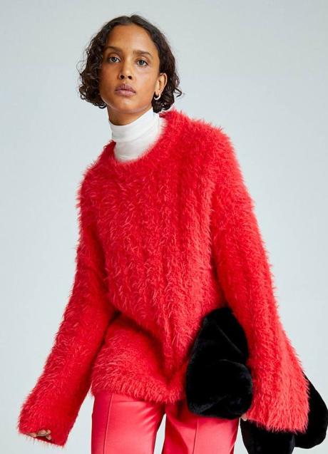 Imagen - El jersey rojo tiene un acabado peludo