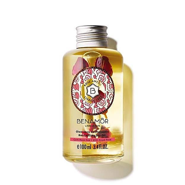 El Aceite Seco Rose Amelie contiene un 99% de ingredientes de origen natural