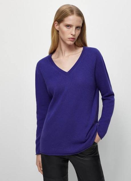 Imagen - El jersey 100% de cachemir tiene el cuello de pico