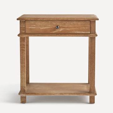 Imagen secundaria 1 - La mesilla está rebajada en El Corte Inglés a 299 euros y el juego de cama, a 24.95 euros.