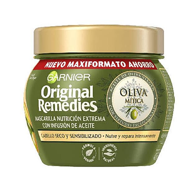Con la Mascarilla Oliva Mítica de Garnier tu melena recobrará su vitalidad