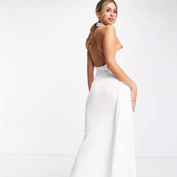 Imagen secundaria 1 - Con un vestido de cuello halter te puedes convertir en la mejor vestida de tu próximo evento