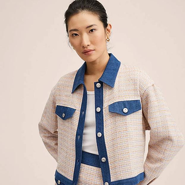 Imagen principal - Las chaquetas de tweed más bonitas están en Mango
