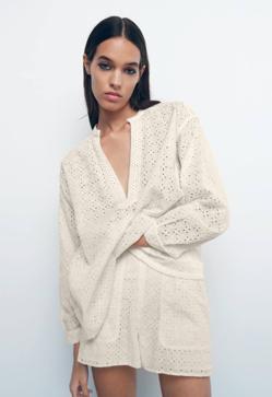 Imagen secundaria 2 - Los total looks blancos con short y camisa con efecto rejuvenecedor con los que vas a ser la más elegante cuando llegue el buen tiempo