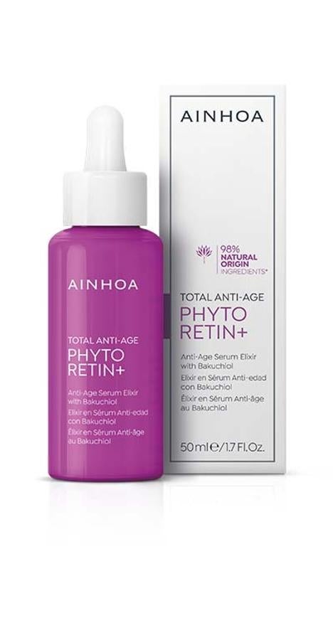 Los productos en sérum son muy eficaces para tratar las manchas por su alta penetración en la piel. El Elixir en Sérum con Bakuchiol, perteneciente a la línea anti-edad Phyto Retin+, cuenta con una fórmula vegana y tiene entre sus ingredientes el bakuchiol, conocido como el retinol vegano. (53,90 euros).