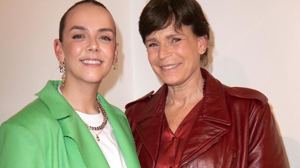 El look de Estefanía de Mónaco tiene un truco low cost: una chaqueta de entretiempo que rejuvenece y que está en El Corte Inglés