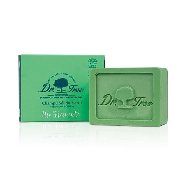 Champú Solido de Dr Tree Uso Frecuente. (9,47 euros).