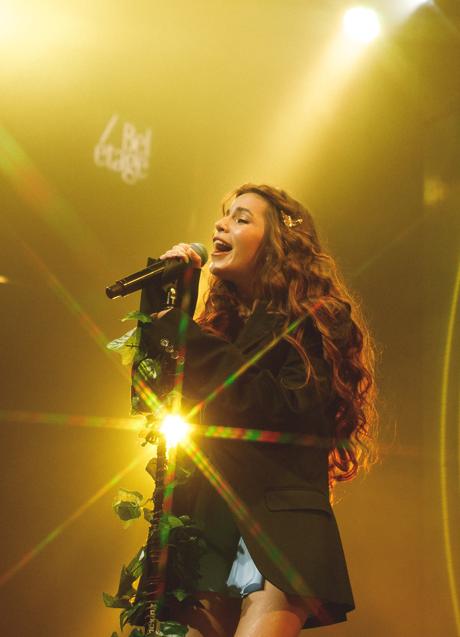 Imagen - Muy popular en su país, Ucrania, la cantante Khrystyna Soloviy durante una de sus actuaciones.