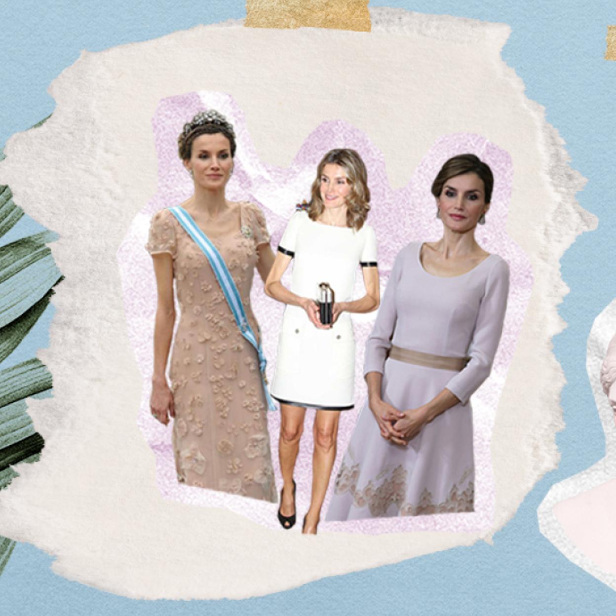 De su icónico Felipe Varela rojo al inesperado vestido de perlas con aberturas de Ana Locking: todos los looks de gala de Doña Letizia que le han restado años (y nos han enamorado).