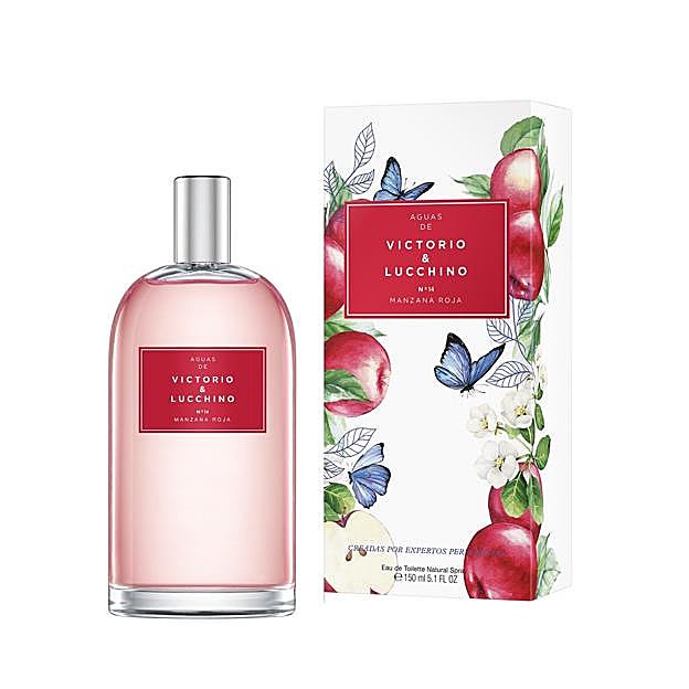 Eau de toilette nº 14 Manzana roja de Aguas de Victorio & Lucchino. (10,95 euros en El Corte Inglés) Victorio & Lucchino