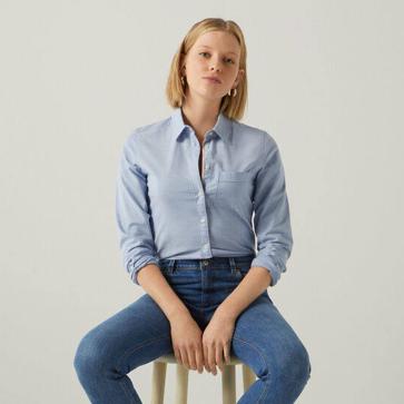 Imagen secundaria 1 - Las camisas azules de Mango, Springfield y Zara