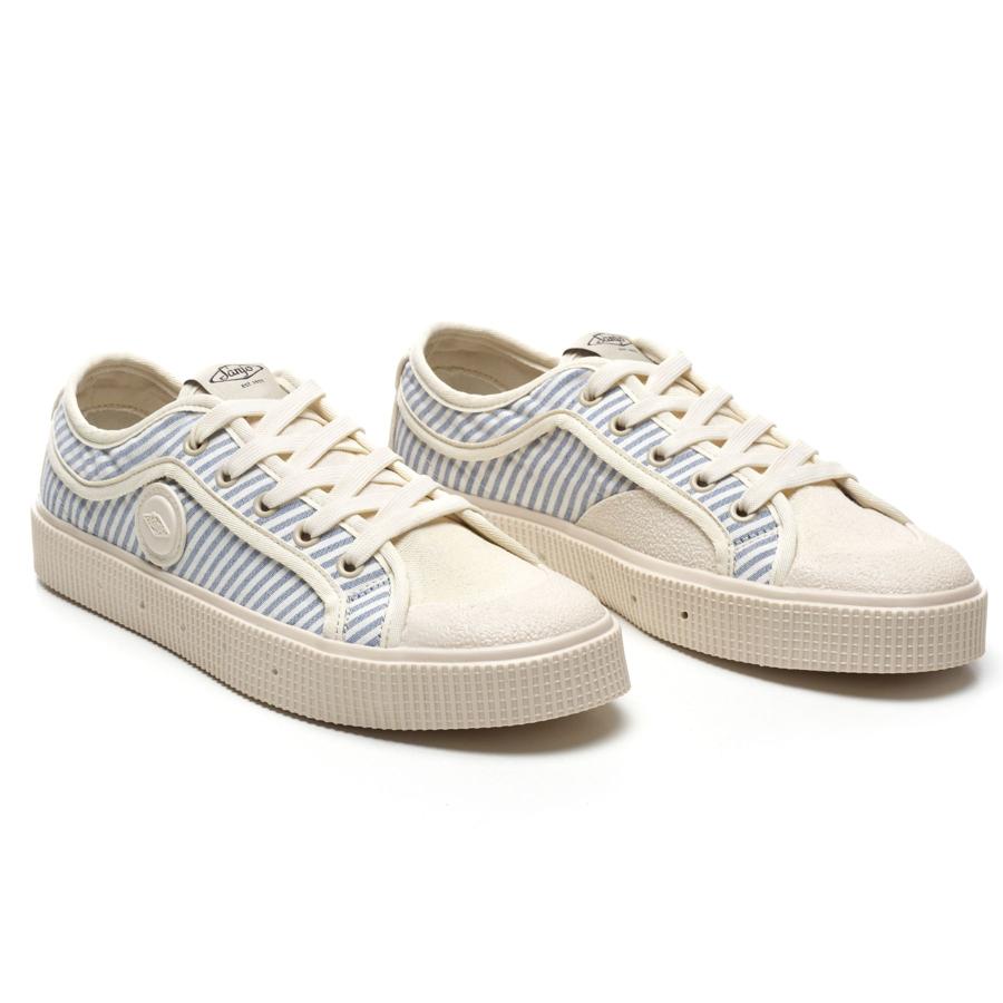 El estilo navy es uno de los favoritos de la temporada primavera/verano y estas zapatillas de la marca portuguesa Sanjo son per-fec-tas. Un modelo comodísimo y en diferentes colores que cuesta 72 euros.