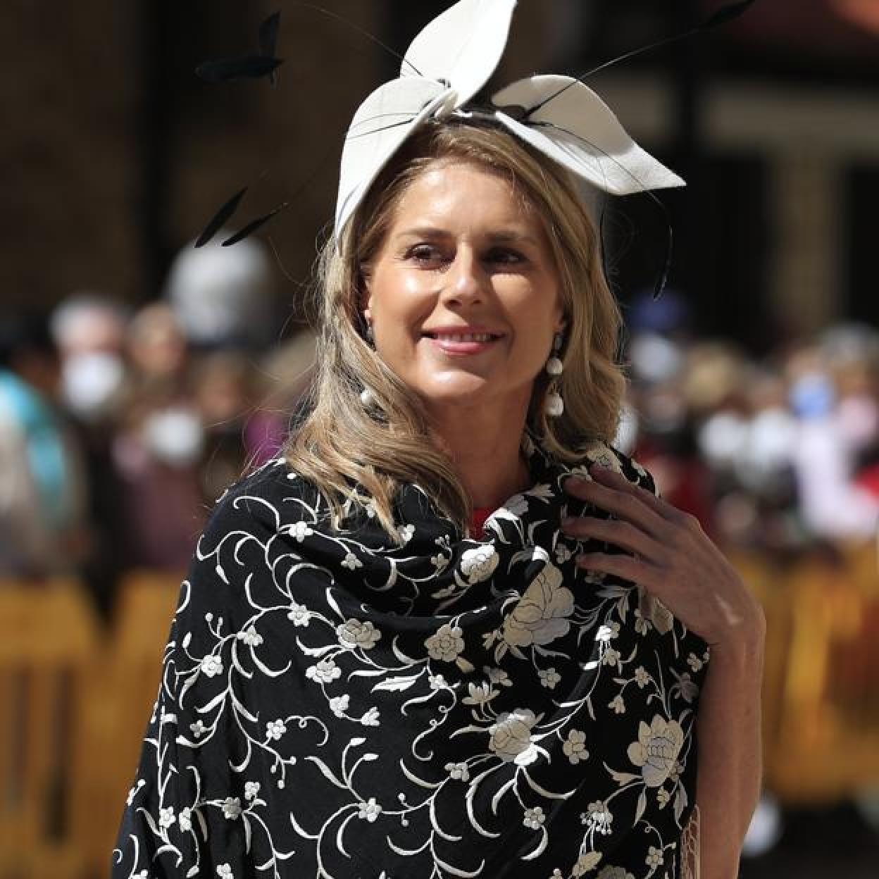 Image de María Chávarri en el enlace de su sobrino Álvaro Falcó