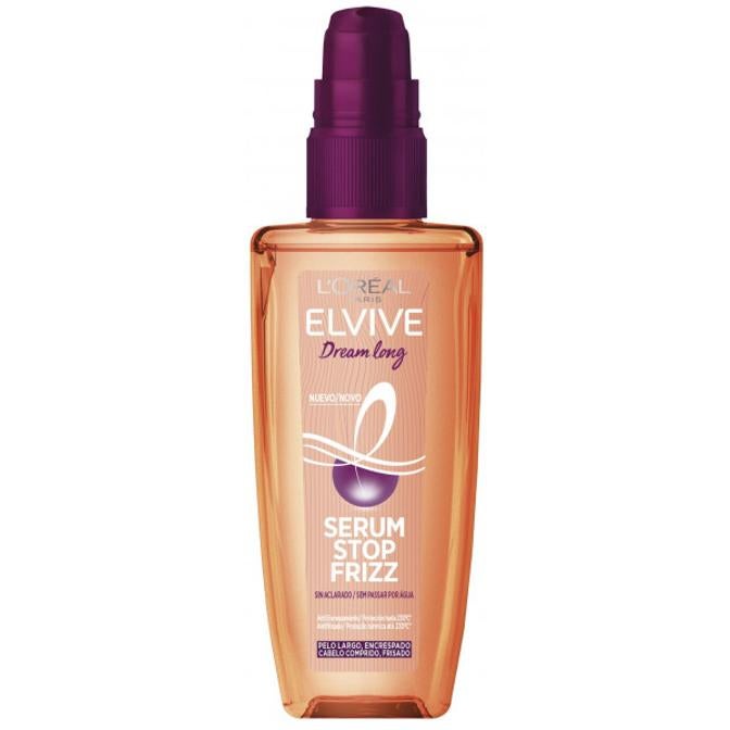 Si tienes el pelo largo, hay un sérum que siempre debes tener en tu neceser. Hablamos del sérum Dream Long Stop Frizz Sérum anti-encrespamiento de Elvive (3,95 euros). Un sérum específico para cabello largo que alarga tu melena hasta 4 cm, y no necesita aclarado. Además, actúa como protector térmico y ayuda a eliminar la electricicad estática. Cuenta con keratina vegetal y manteca de cacao. 