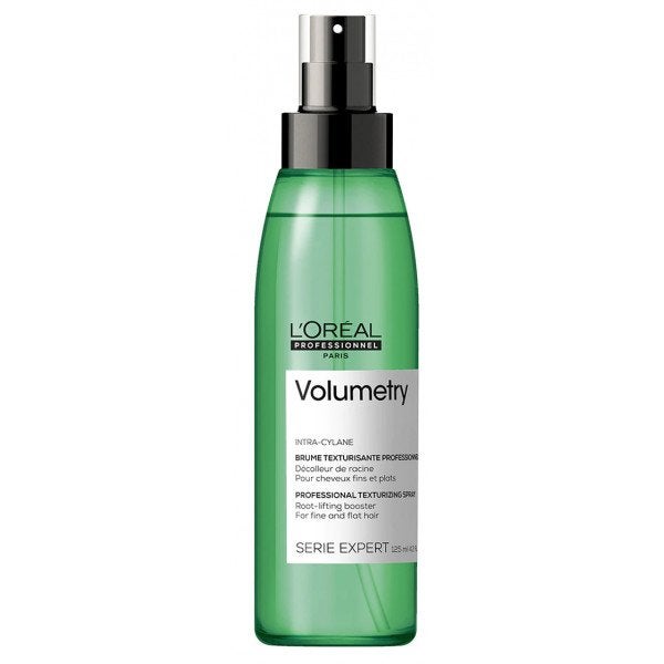 Volumetry Spray es un producto capilar de L´Oréal que aporta volumen desde la raíz a nuestro cabello. Indicado para cabello fino y lacio. Gracias a este spray para volumen del cabello conseguirás concentrar los aceites en la raíz del cabello y así aumentar la densidad y volumen de tu pelo. Precio: 9,70 euros en Primor (precoi habitual: 19,98 euros).