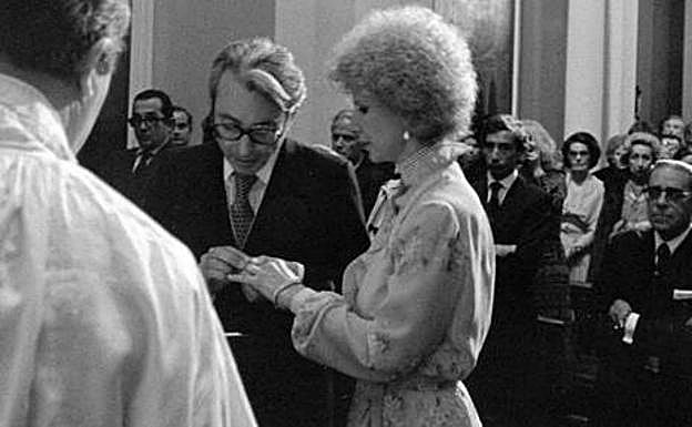 Boda de Cayetana de Alba y Jesúa Aguirre.