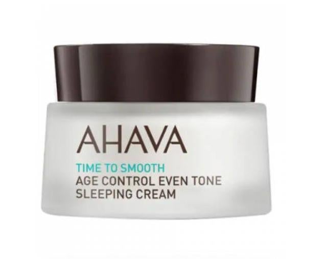 La Even Tone Sleeping Cream de Ahava no contiene parabenos