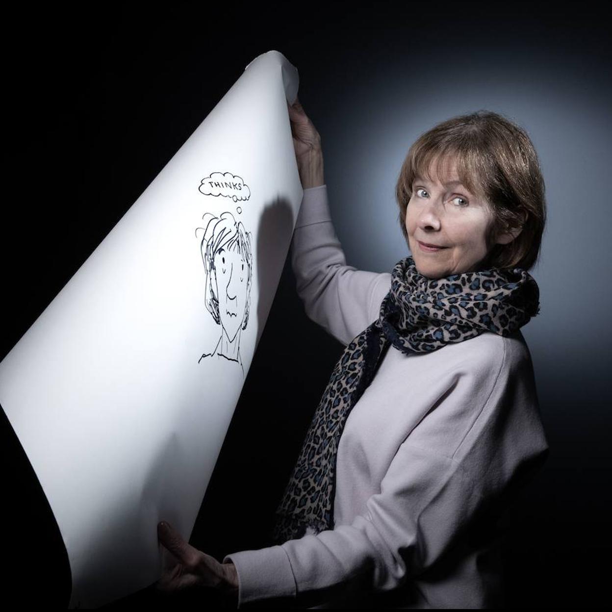 Posy Simmons ilustradora y escritora más importante del Reino Unido.